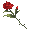 Long-Stem Red Rose - virtual item (donated)