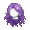 Girl's Foxy Hair Purple - virtual item (questing)