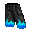 Deluxe Blue Flame Pants - virtual item (Questing)