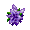 Purple Lily Corsage - virtual item (Questing)
