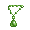 Green Bauble Drop Pendant - virtual item