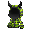 Green Demon Hoodie - virtual item (questing)