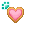 [Animal] Pink Heart-shaped Cookie - virtual item (Questing)