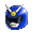 G-Team Ranger Blue Helmet - virtual item (Questing)