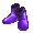 G-Team Ranger Purple Boots - virtual item