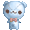 Blue Sweetheart Teddy - virtual item (Donated)