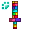 [Animal] Rainbow Building Block Sword - virtual item (Wanted)