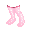 Pink Glittering Stockings - virtual item (Wanted)