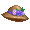 Purple Fresh Garden Hat - virtual item (Questing)