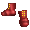 Vice Admiral's Blood Red Boots - virtual item (Wanted)