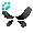 [Animal] Tiny Onyx Pixie Wings - virtual item (Questing)