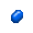 Blue Oval Hairpin - virtual item (Questing)