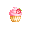 Sweet Strawberry Cupcake - virtual item (bought)