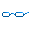 Blue Reading Glasses - virtual item