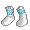 Aquamarine Striped Jock Socks - virtual item (Questing)