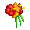 Sunset Red Flower Bunch - virtual item (Questing)