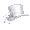 Silver Champagne Festive Top Hat - virtual item (wanted)