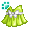 [Animal] Basic Green Dress - virtual item (Wanted)