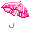 Cherry Blossom Transparent Umbrella - virtual item