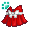 [Animal] Basic Red Dress - virtual item
