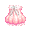 Pink Champagne Party Dress - virtual item (questing)
