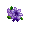 Purple Lily Boutonniere - virtual item (questing)