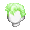 Girl's Pompadour Green (Lite) - virtual item (questing)