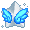 Astra: Bright Blue Mini Angel Wings - virtual item