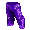 Ice Champion Purple Glitter Pants - virtual item (Wanted)