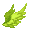 Easter Cherubim's Lime Green Wings - virtual item (Wanted)