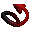 Red and Black Devil Tail - virtual item