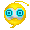 Little Yellow Robot Mood Bubble - virtual item (Questing)