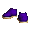 Purple Dragon Silk Shoes - virtual item (Questing)
