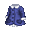Blue Warm Hearts Coat - virtual item (questing)