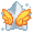 Astra: Orange Mini Angel Wings