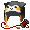 Fuzzy Penguin PomPom Hat - virtual item (Questing)