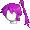 Girl's whip purple - virtual item (questing)