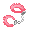 V-Day 2k15 Fuzzy Handcuffs - virtual item (Wanted)