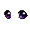 Girl's Round Eyes Purple - virtual item (questing)