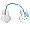 Cool Blue Bunny Earmuffs - virtual item (Wanted)