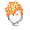 Gaia Item: Girl's Braided Faux Hawk Orange (Lite)