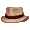 Weathered Beige Fedora - virtual item (questing)