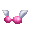 Pink Space Girl Bikini Top