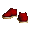 Red Dragon Silk Shoes - virtual item (Wanted)