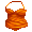 Orange Woven One Piece Swimsuit - virtual item