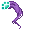 [Animal] Dark Purple Swirl Ponytail - virtual item (Questing)