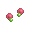 Skittles Crazy Cores Earrings (melon berry) - virtual item