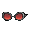 Red Dazzle Sunglasses - virtual item (Wanted)