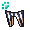 [Animal] Navy Striped Leggings - virtual item