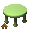 Green Snuggle Table - virtual item (donated)